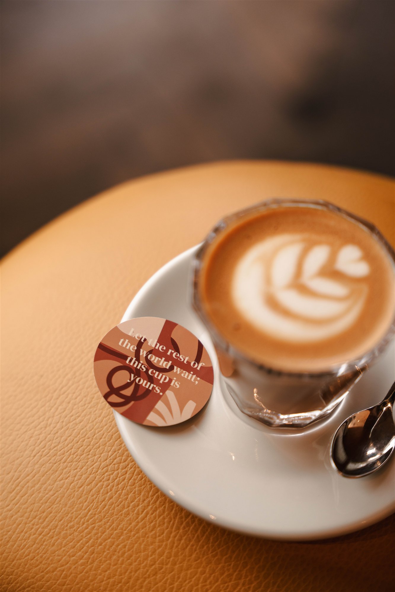 LuckySip message cards and a coffee moment